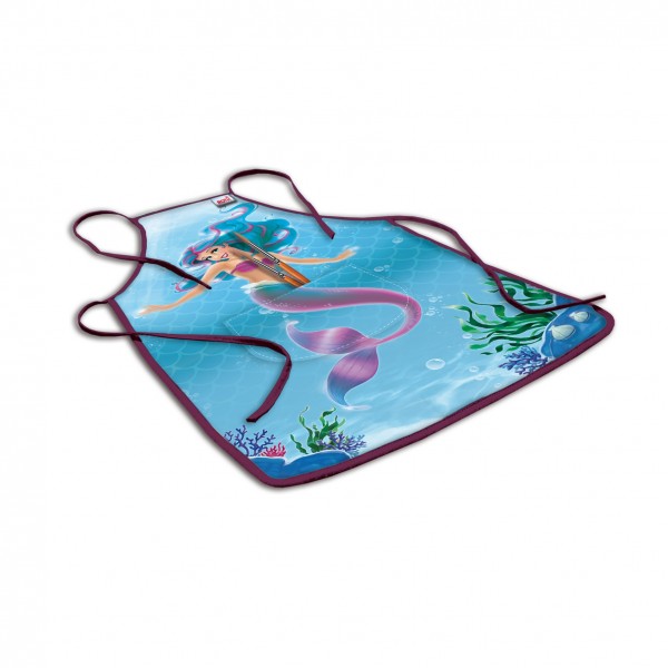 Roth Ideen Kinderschürze, ca. 40x60 cm, zum Malen und Basteln, 100% Polyester, Meerjungfrau Outlet
