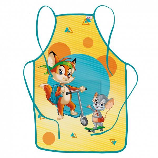 Roth Ideen Kinderschürze Fredo & Fitzi mit Tasche zum Malen und Basteln Hotsell