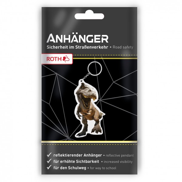 Roth Ideen reflektierender Anhänger Tyrannosaurus Blitzverkäufe