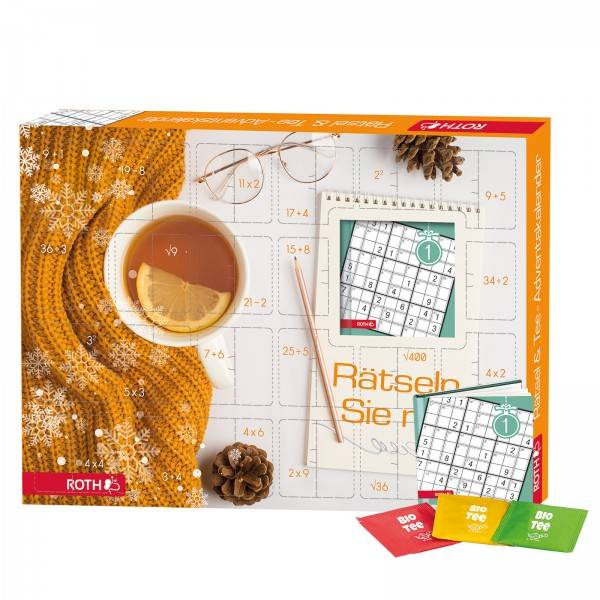 Roth Ideen Rätsel & Tee Adventskalender Versandkostenfrei