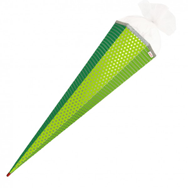 Roth Ideen Basteltüte groß 85cm, Grün mit Punkten Flash Sale