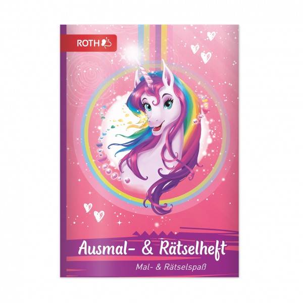 Roth Ideen Ausmal-Set Einhornportrait Räumungsverkauf