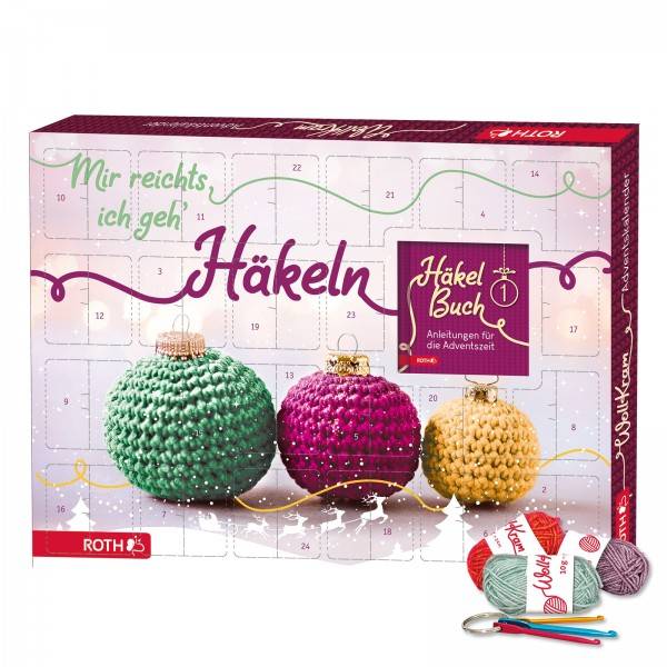 Roth Ideen Adventskalender WollKram mit praktischem Häkelzubehör Wochenangebot
