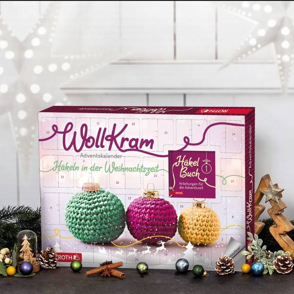 Roth Ideen Adventskalender WollKram mit praktischem Häkelzubehör Wochenangebot