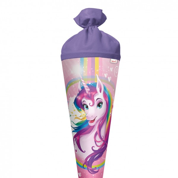 Roth Ideen Schultüte groß 70cm, Einhornportrait Fabrikladen