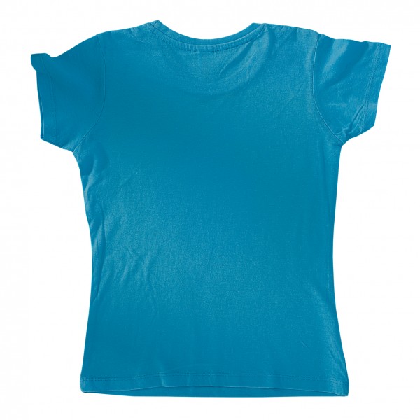 Roth Ideen Kinder T-Shirt Einhornportrait, aqua - (130-140) Rabatt