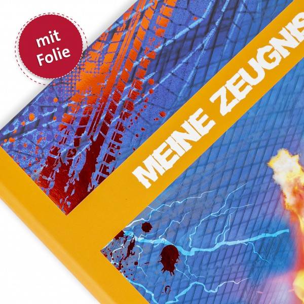 Roth Ideen Zeugnismappe Monstertruck mit Folie Lagerräumung
