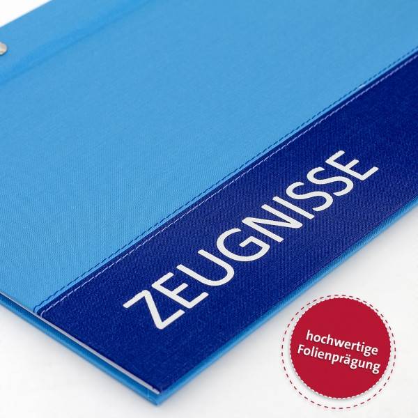 Roth Ideen Zeugnismappe Spectrum mit Buchschrauben Blue Top Angebot