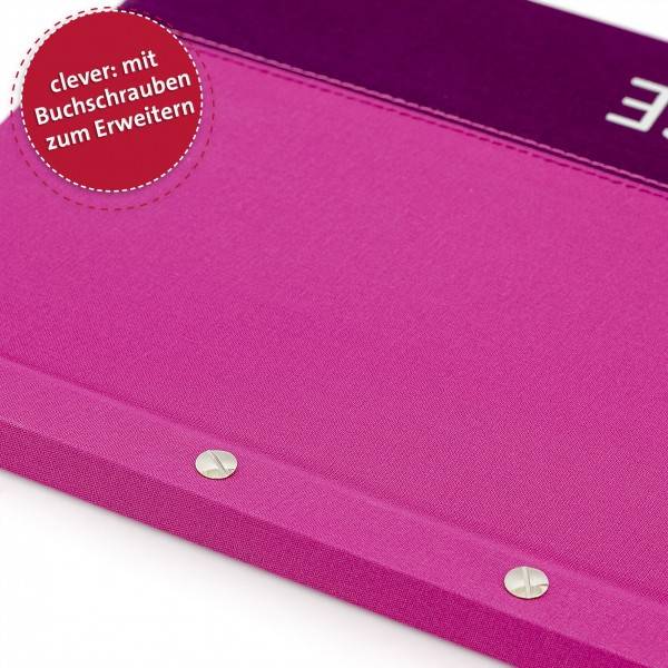 Roth Ideen Zeugnismappe Spectrum mit Buchschrauben Pink Online Outlet