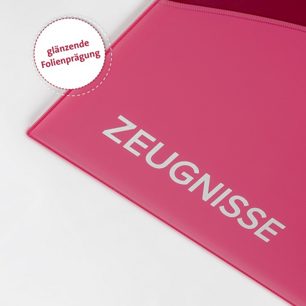 Roth Ideen Zeugnismappe Duo, A4, 12 Einlagen, Rosa Bestseller