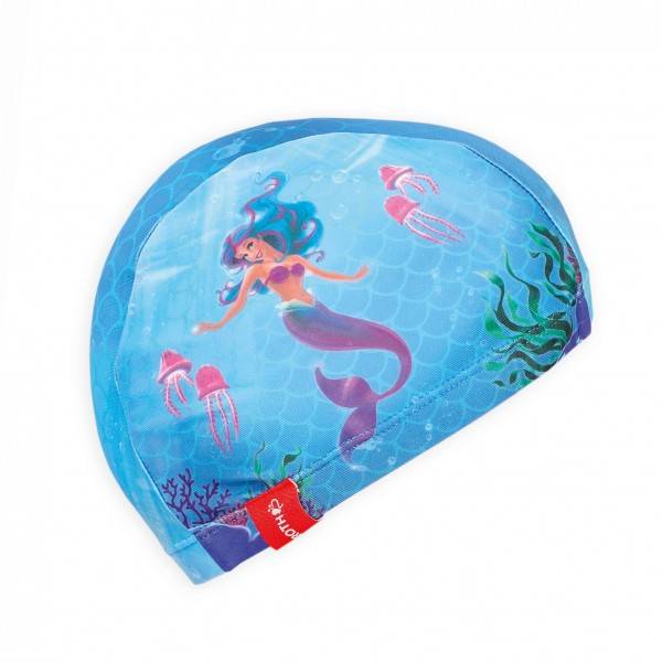 Roth Ideen Kinder-Badekappe, 21x19 cm, 82% Polyester, 18% Elasthan, Meerjungfrau