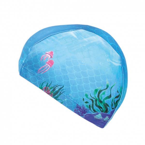 Roth Ideen Kinder-Badekappe, 21x19 cm, 82% Polyester, 18% Elasthan, Meerjungfrau Schlussverkauf
