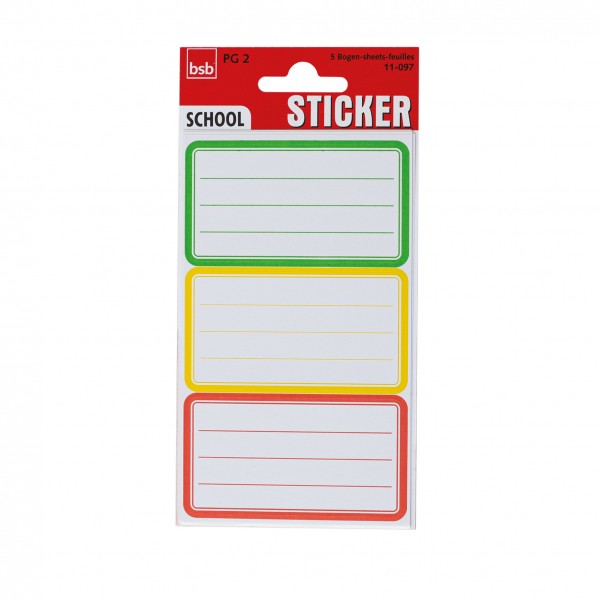 Roth Ideen Buchetiketten Multicolor Vatertagsangebot