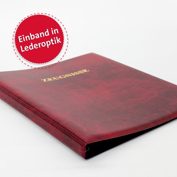 Roth Ideen Zeugnisringbuch wattiert Dunkelrot Black Friday