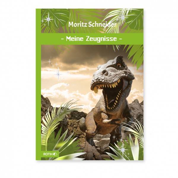 Roth Ideen Zeugnismappe Tyrannosaurus mit Folie Osterangebot