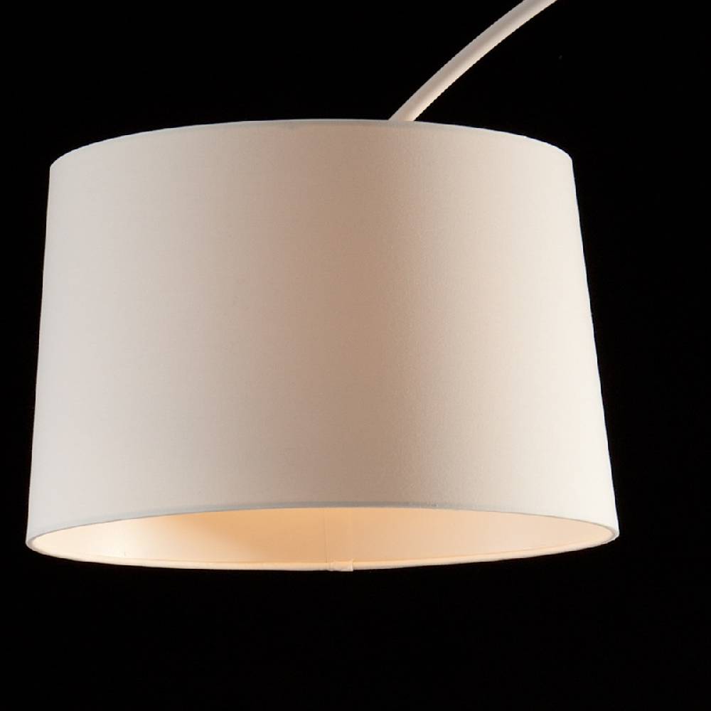 Salesfever Bogenlampe weiß Necko groß mit Dimmer Online Outlet