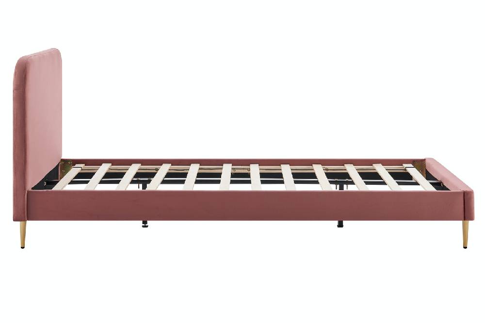 Salesfever Polsterbett Rose mit Samtbezug 90x200 cm Copenhagen Neuheiten