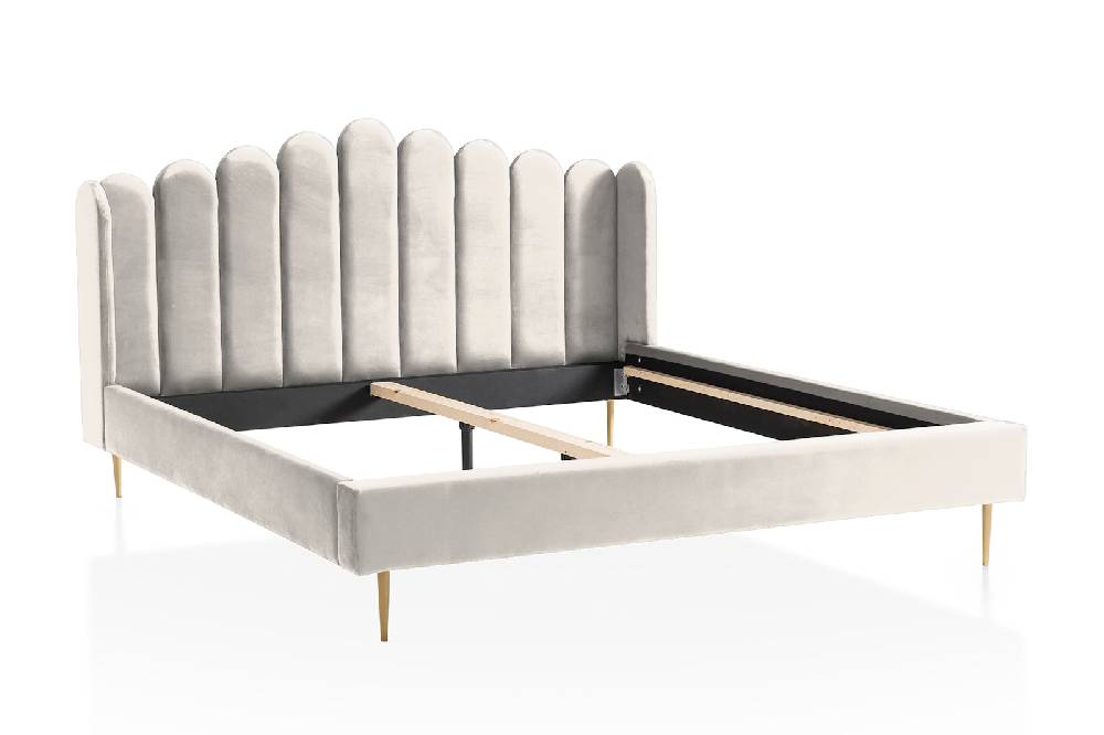 Salesfever Muschelbett Beige, Gold aus Samt Arielle VIP-Rabatte