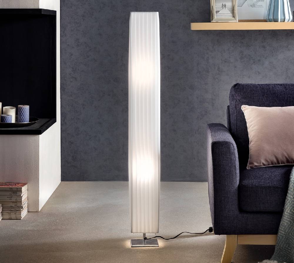 Salesfever Stehlampe eckig 120 cm Stehleuchte im Art Deco Design PARTO Bis zu 55% Rabatt