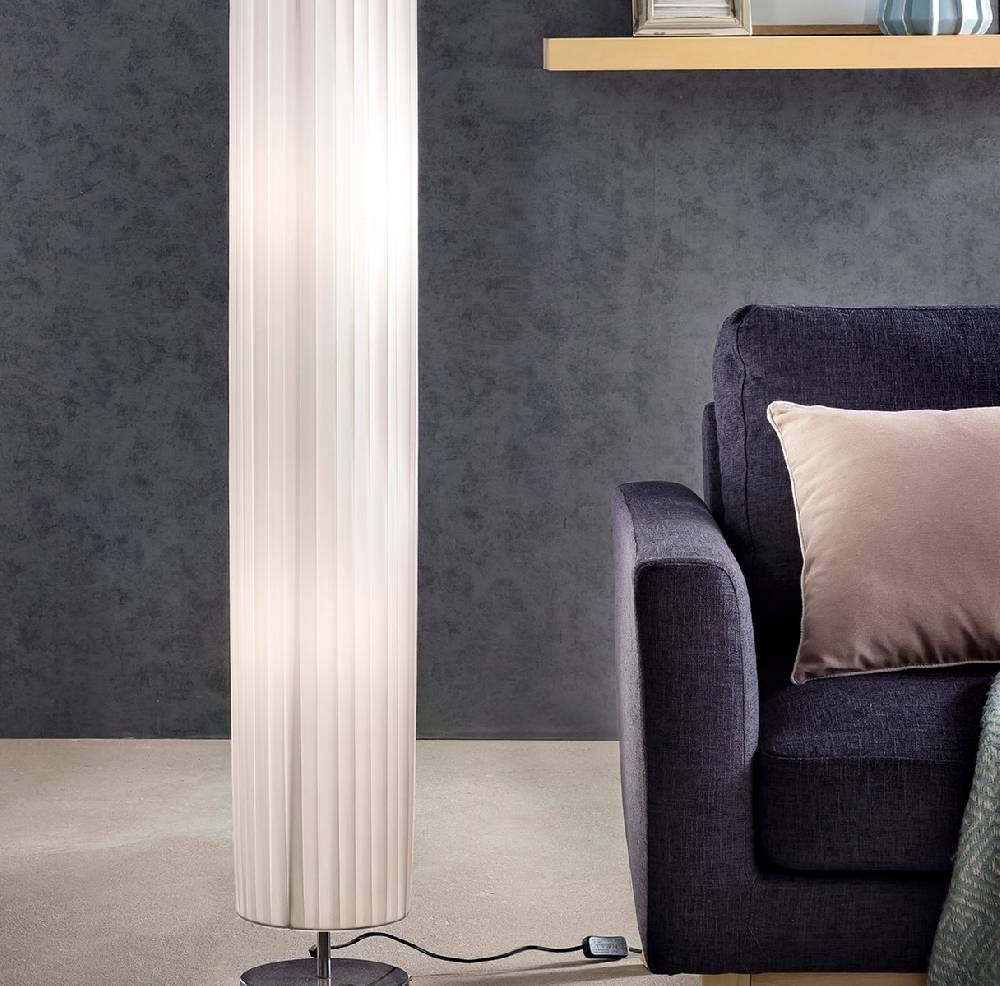 Salesfever Stehlampe rund 160 cm Stehleuchte im Art Deco Design PARTO Discount Store für neue Produkte