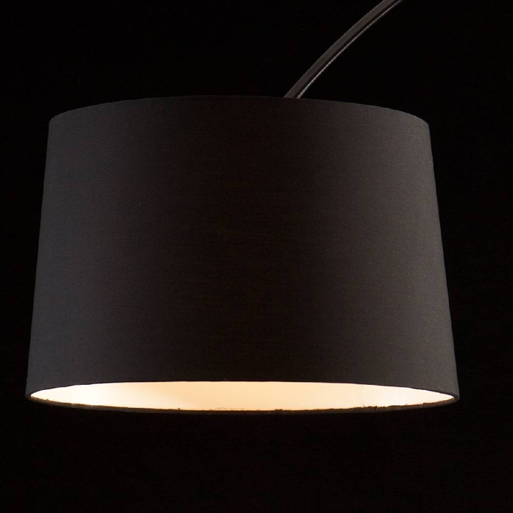 Salesfever Bogenlampe schwarz Necko groß mit Dimmer 50% Rabatt mit kostenlosem Versand