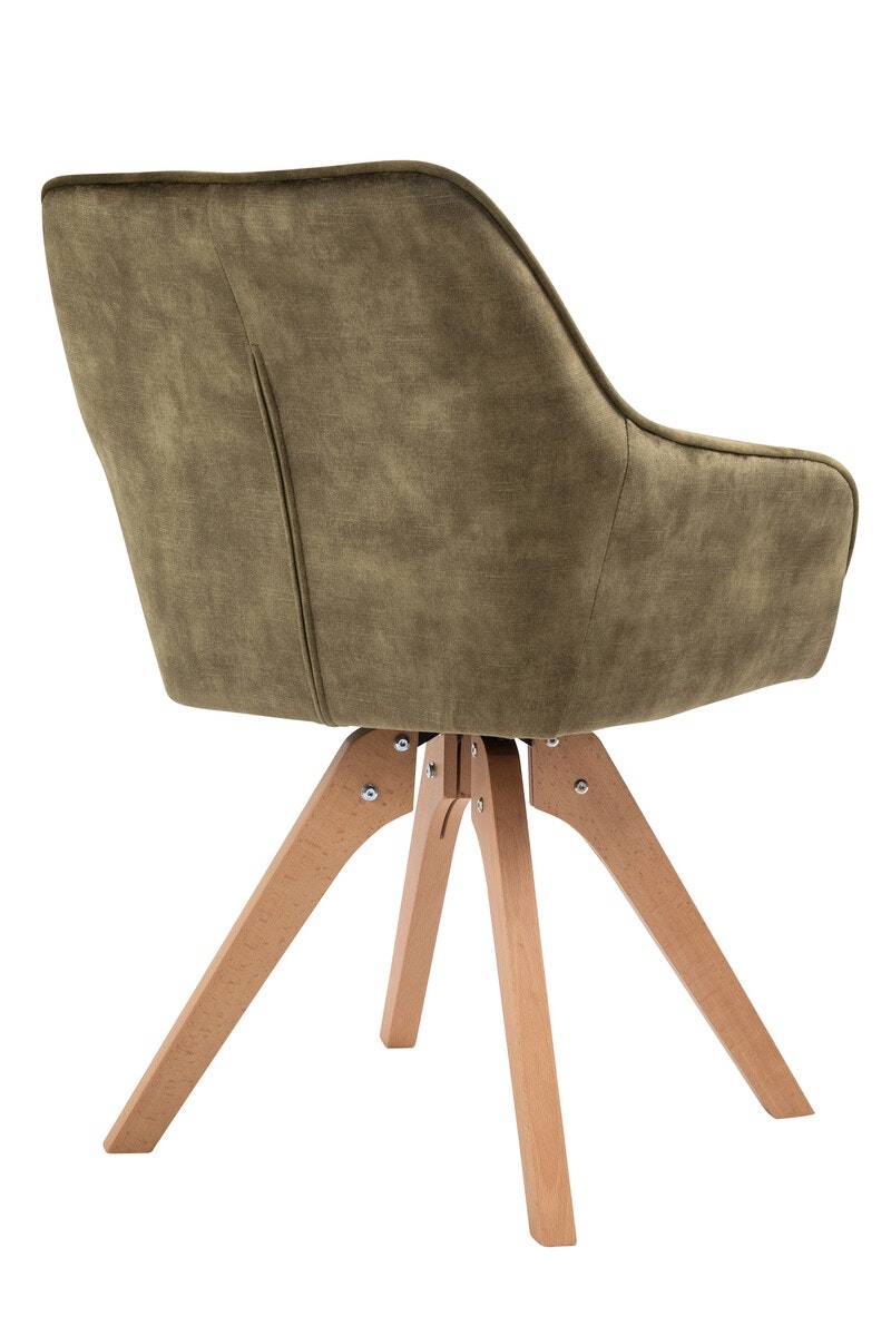 Salesfever Armlehnstuhl Grün Vintage-Samtvelours mit Rautensteppung Mercur Online Shopping