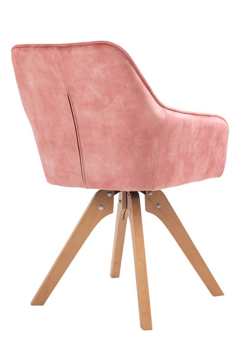 Salesfever Armlehnstuhl Rose Vintage-Samtvelours mit Rautensteppung Mercur Exklusivangebot