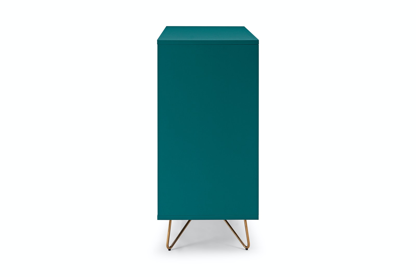 Salesfever Kommode Blau breit mit 4 Schubladen Beine Messing LOTTA Hotsell