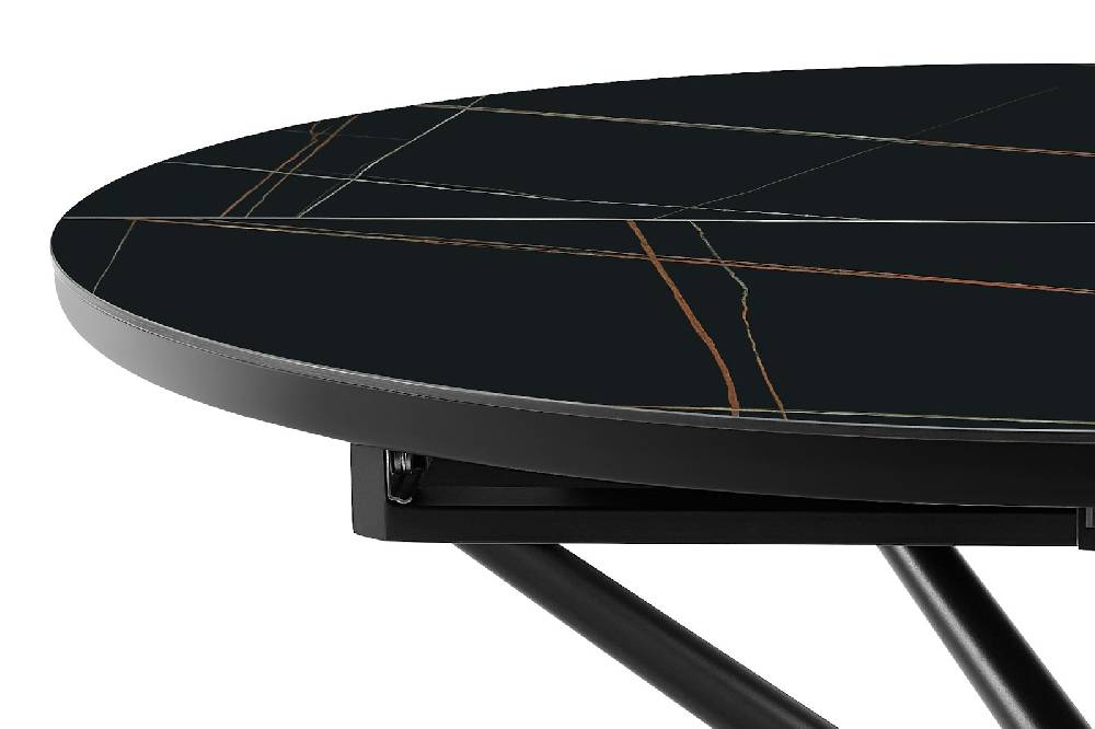 Salesfever Esstisch Ø120 cm Schwarz Florence Exklusivangebot