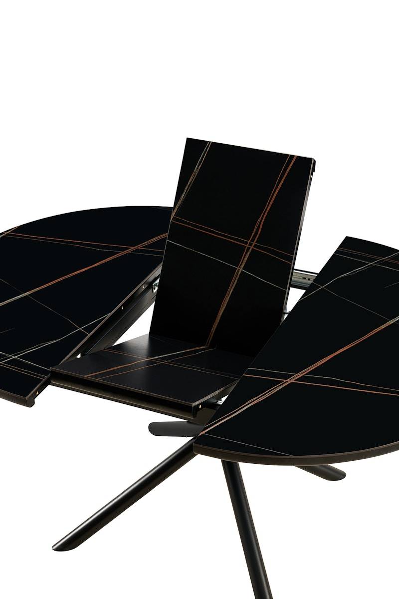 Salesfever Esstisch Ø120 cm Schwarz Florence Exklusivangebot