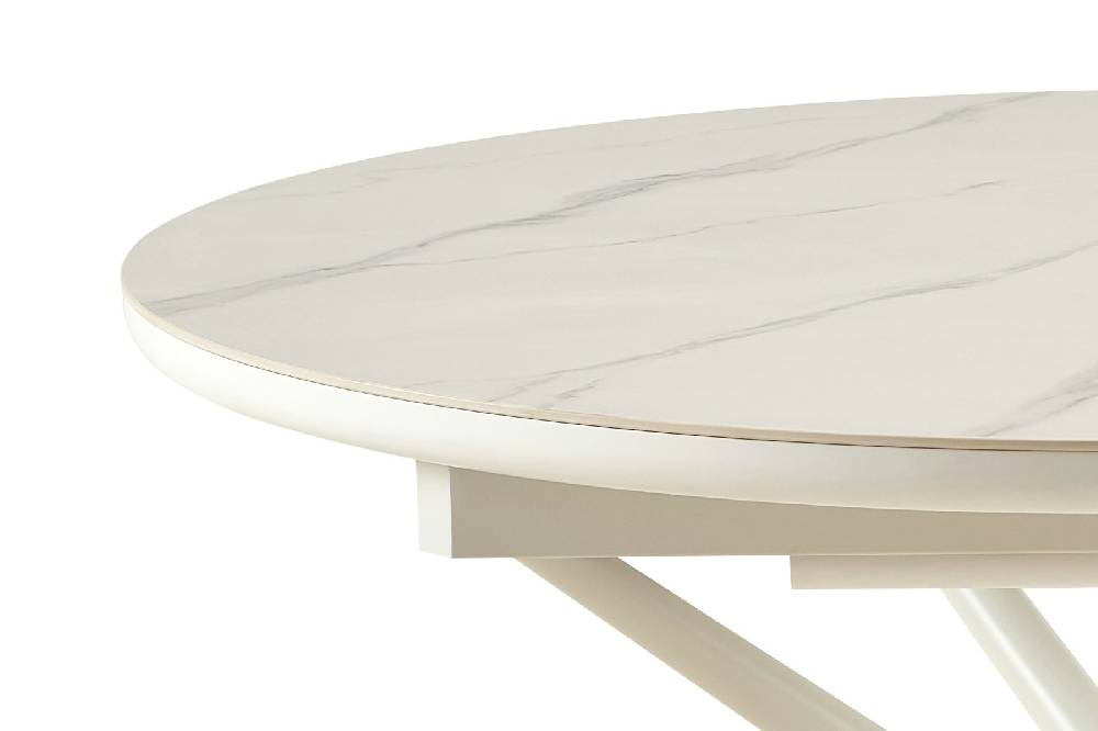 Salesfever Esstisch Ø120 cm Weiß Florence Preisnachlass