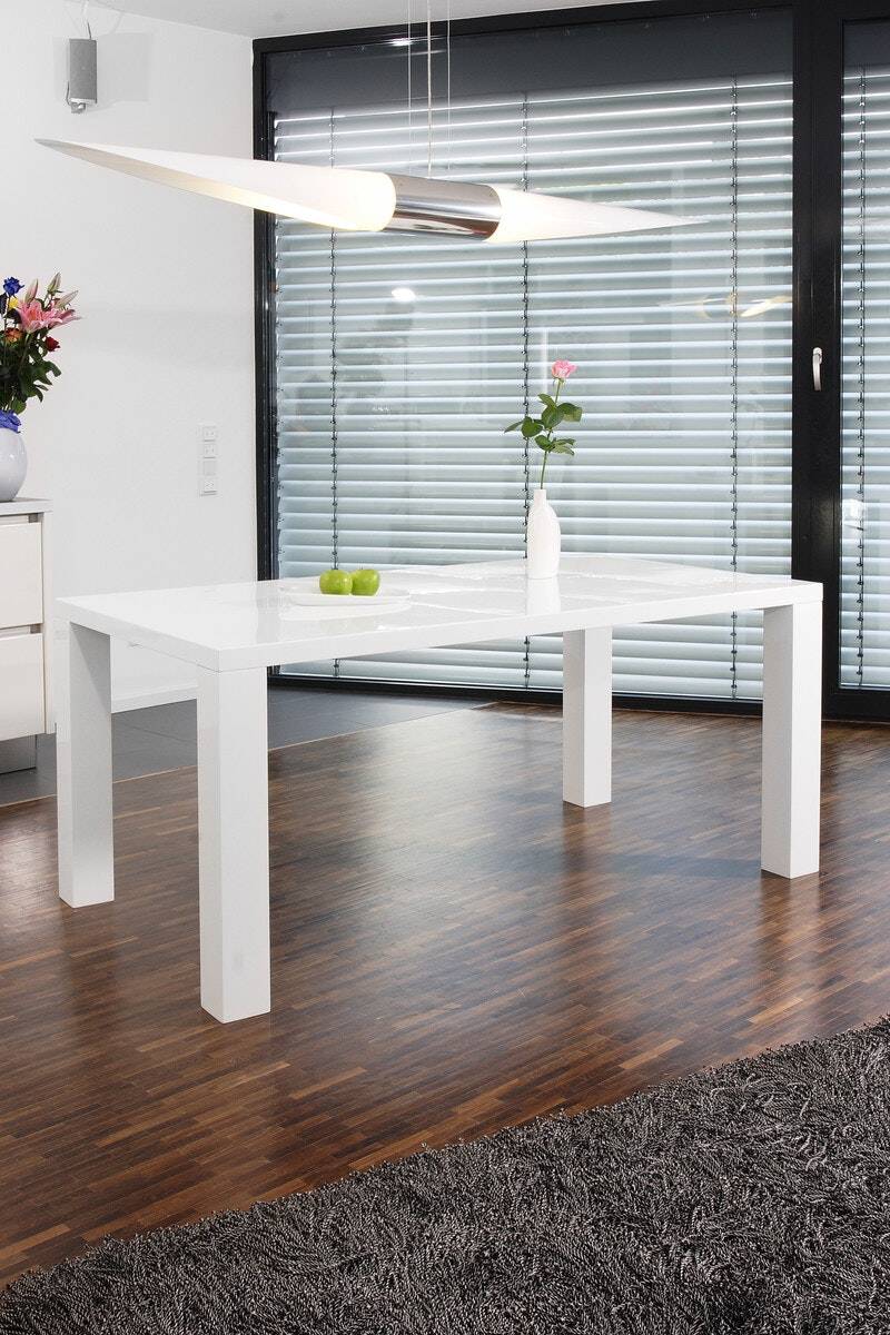 Salesfever Essgruppe Schwarz Luke 180 x 90 cm 5tlg. Tisch & 4 Stühle Lio Osterangebot