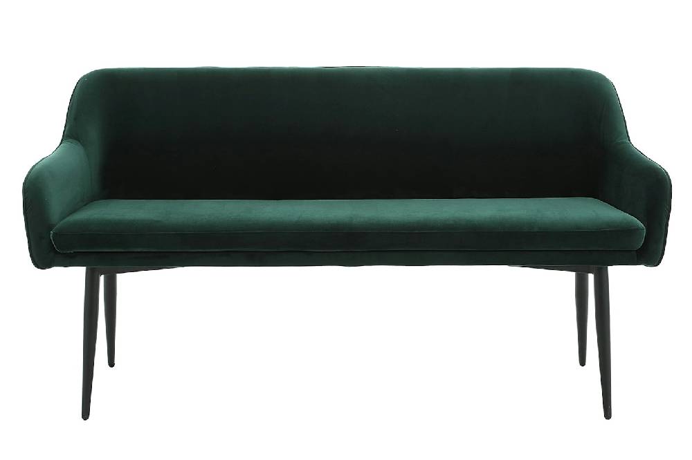 Salesfever Sitzbank 160 cm Samt Tannengrün Finja Top Angebot