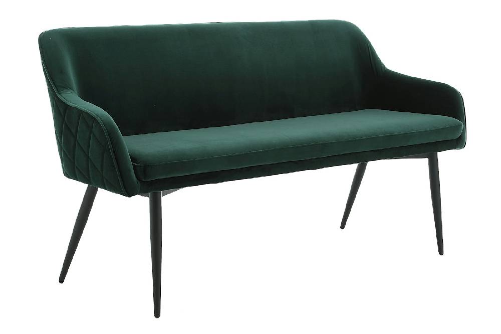 Salesfever Sitzbank 160 cm Samt Tannengrün Finja Top Angebot