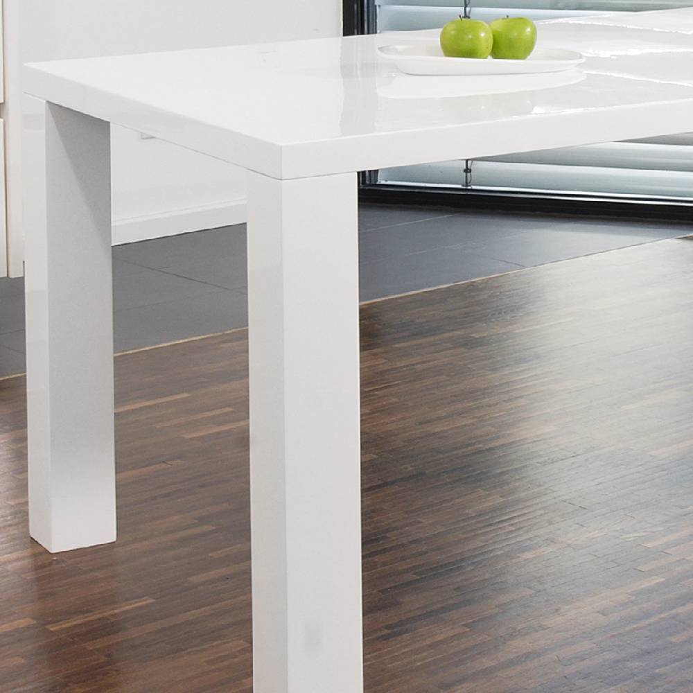 Salesfever Esstisch 200x100 cm Luke weiß Hochglanz Zeitlich begrenztes Angebot