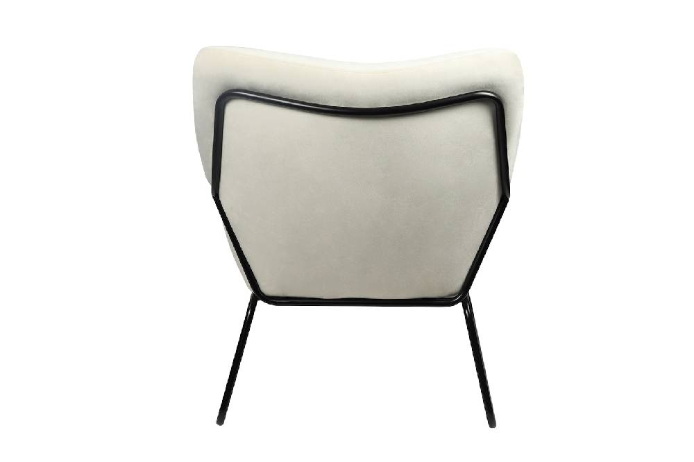 Salesfever Relaxsessel Beige mit Samtbezug Caiden VIP-Rabatte