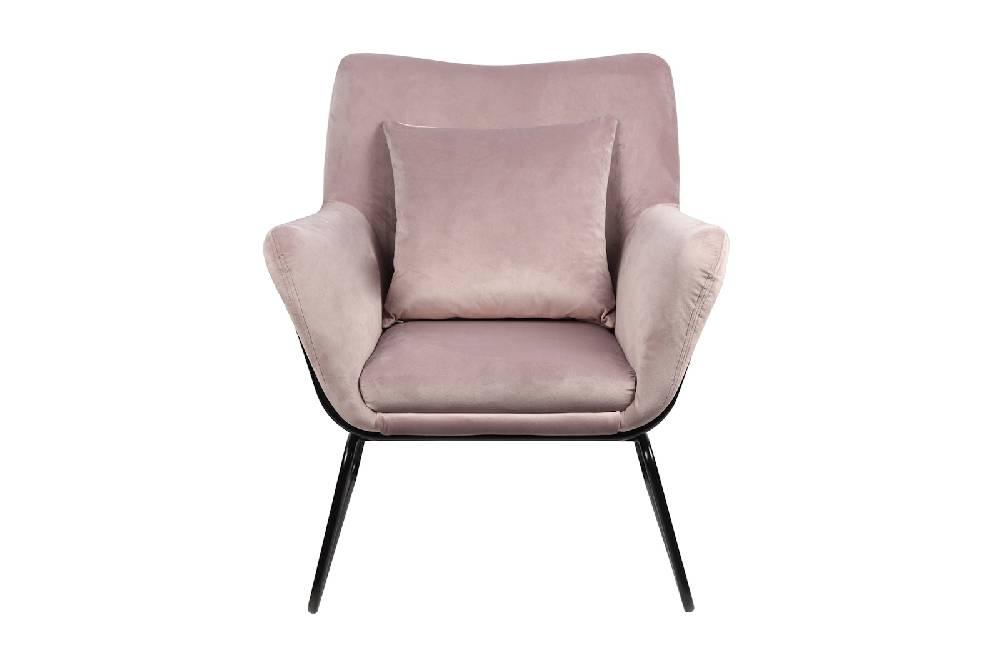 Salesfever Relaxsessel Rose mit Samtbezug Caiden Tiefpreis