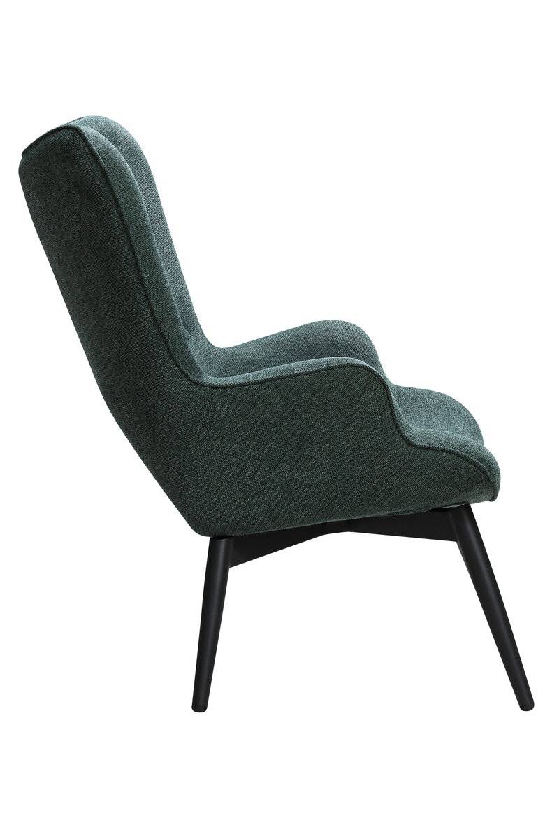 Salesfever Polstersessel tannengrün aus Strukturstoff ergonomische Form Anjo 50% Rabatt für begrenzte Zeit