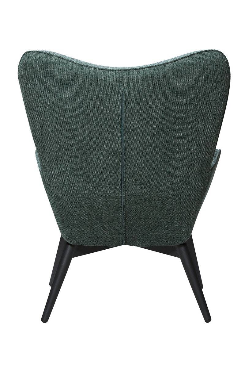 Salesfever Polstersessel tannengrün aus Strukturstoff ergonomische Form Anjo 50% Rabatt für begrenzte Zeit