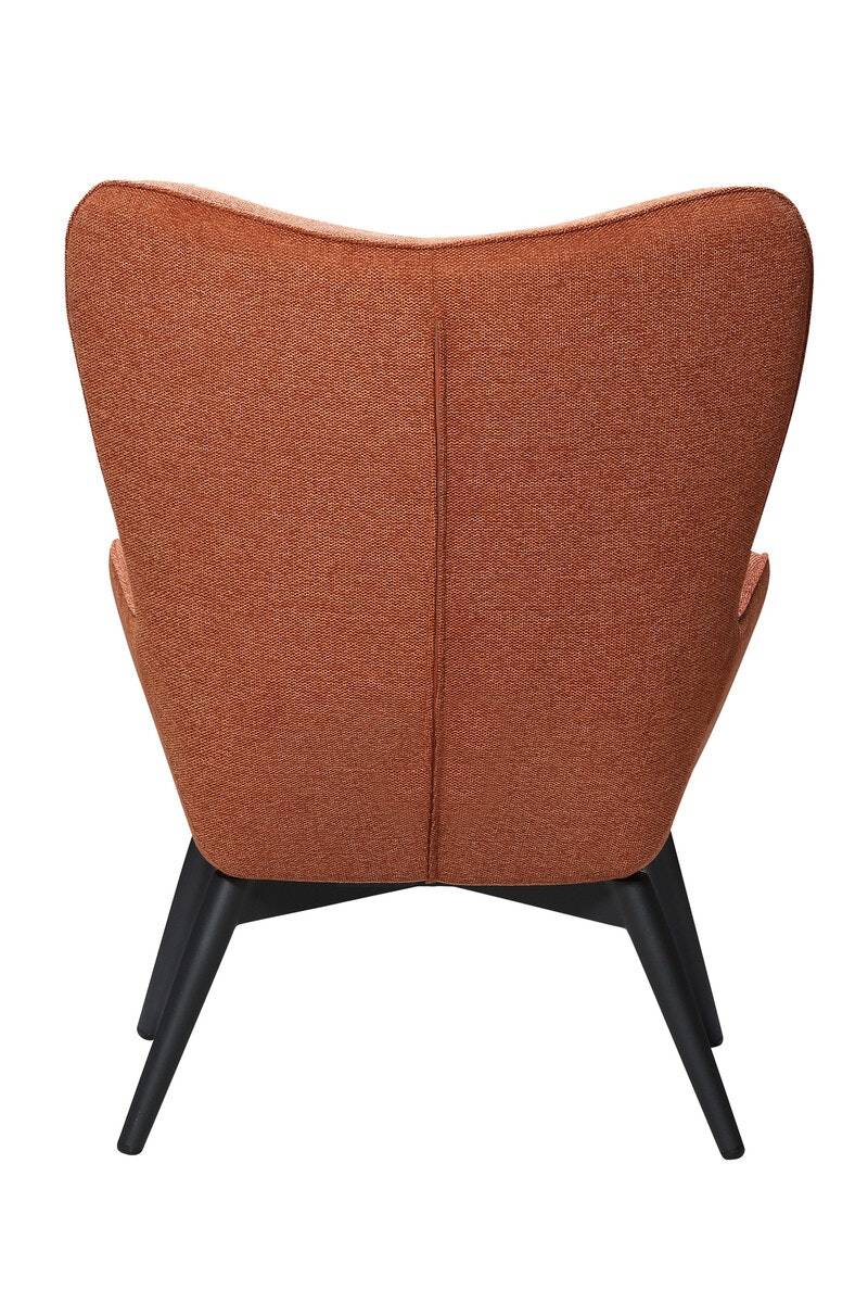 Salesfever Polstersessel kupfer aus Strukturstoff ergonomische Form Anjo Rabatte dieses Monats