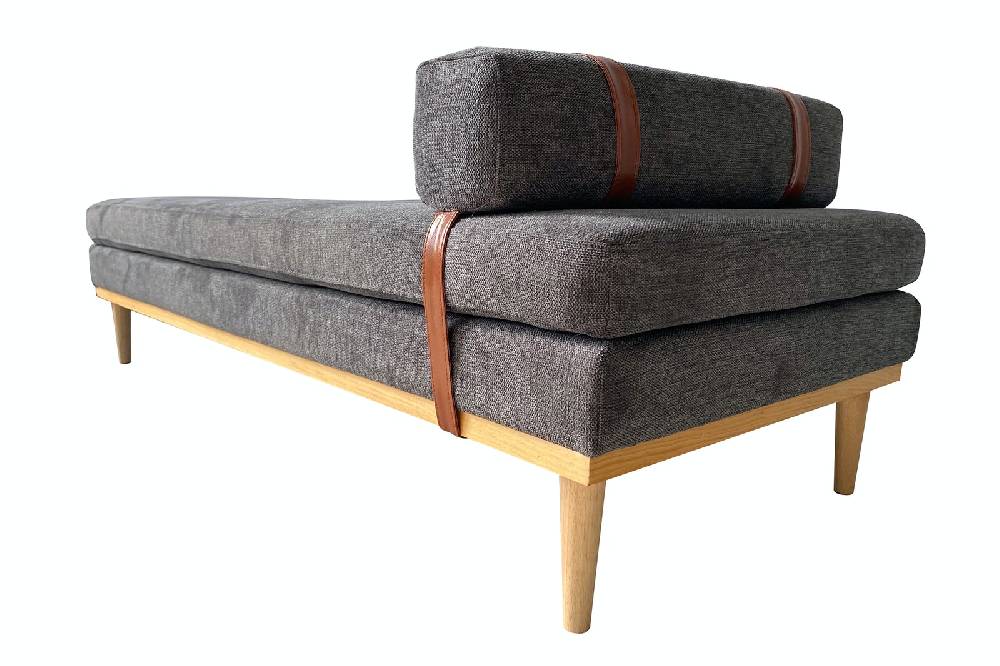 Salesfever Daybed Anthrazit Strukturstoff William Osterangebot