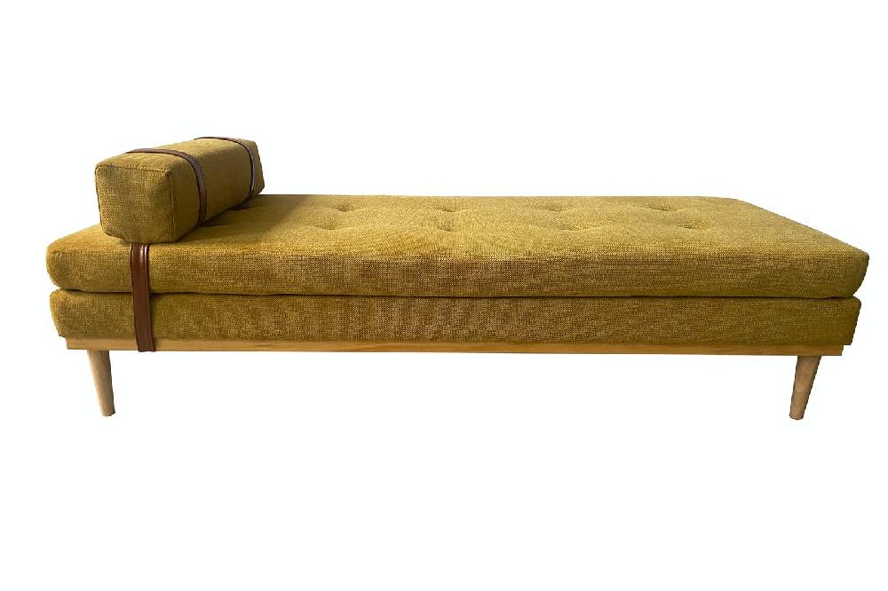 Salesfever Daybed Gelb Strukturstoff William Muttertagsangebot