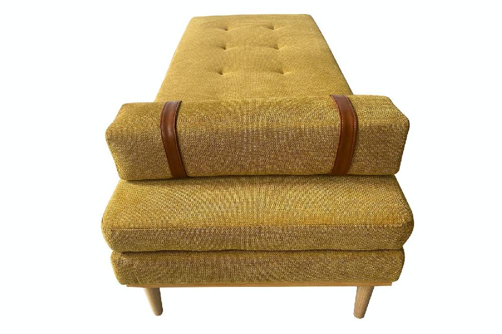 Salesfever Daybed Gelb Strukturstoff William Muttertagsangebot