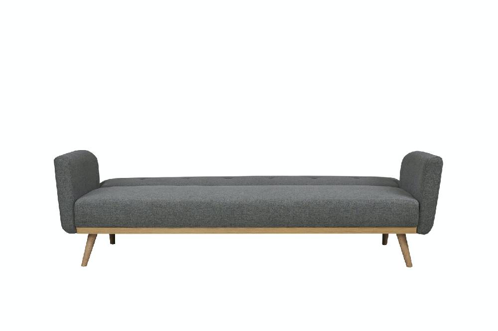 Salesfever Schlafsofa Grau Strukturstoff fein Trosa Wochenangebot