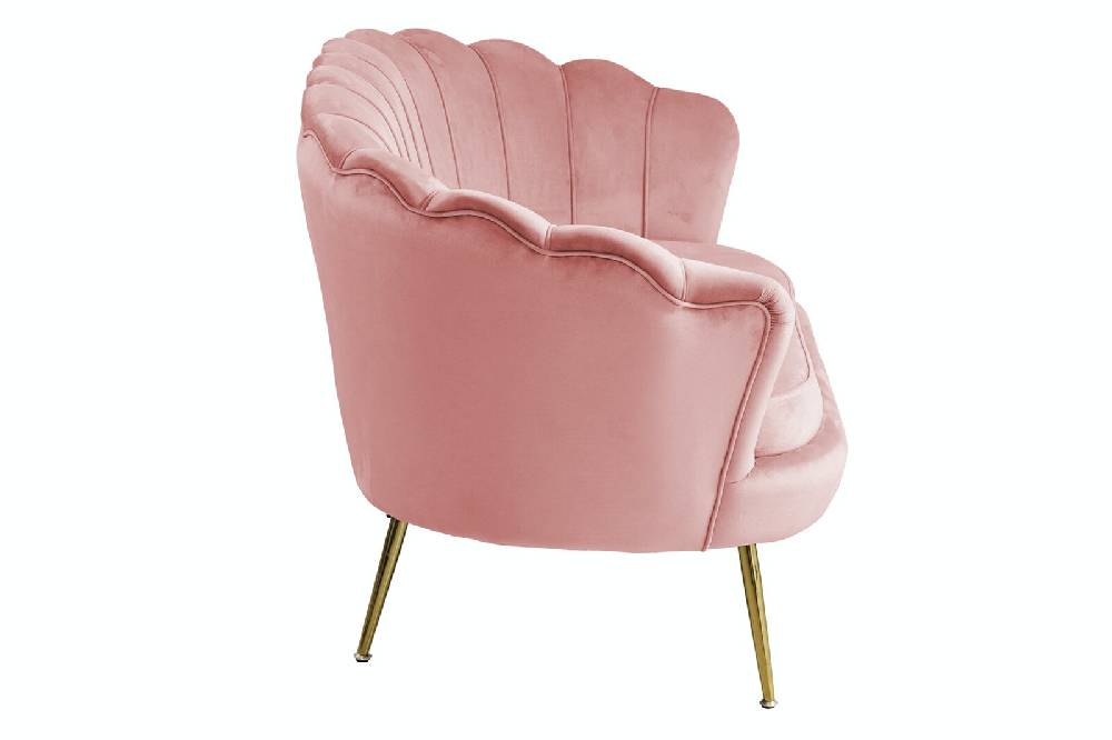 Salesfever Muschelsofa Rose aus Samt Arielle Bis zu 60% Rabatt