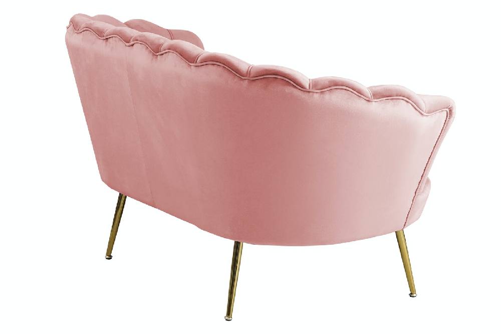 Salesfever Muschelsofa Rose aus Samt Arielle Bis zu 60% Rabatt