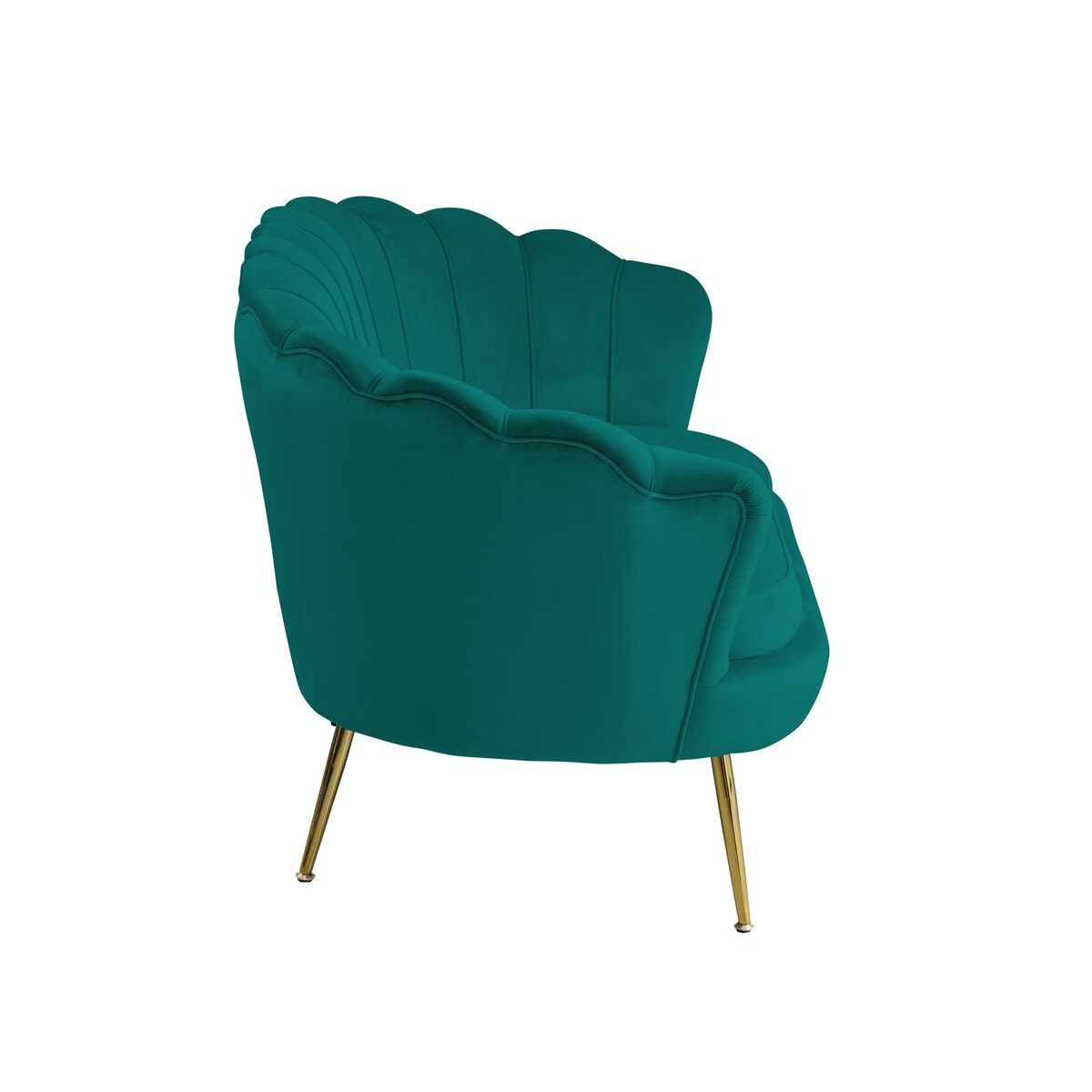 Salesfever Muschelsofa Grün aus Samt Arielle Bis zu 65% Rabatt