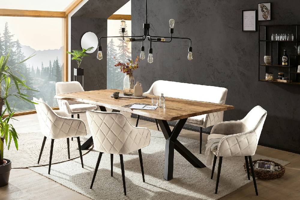 Salesfever Essgruppe 6 tlg. 220x110 cm Saira, Freja, Finja