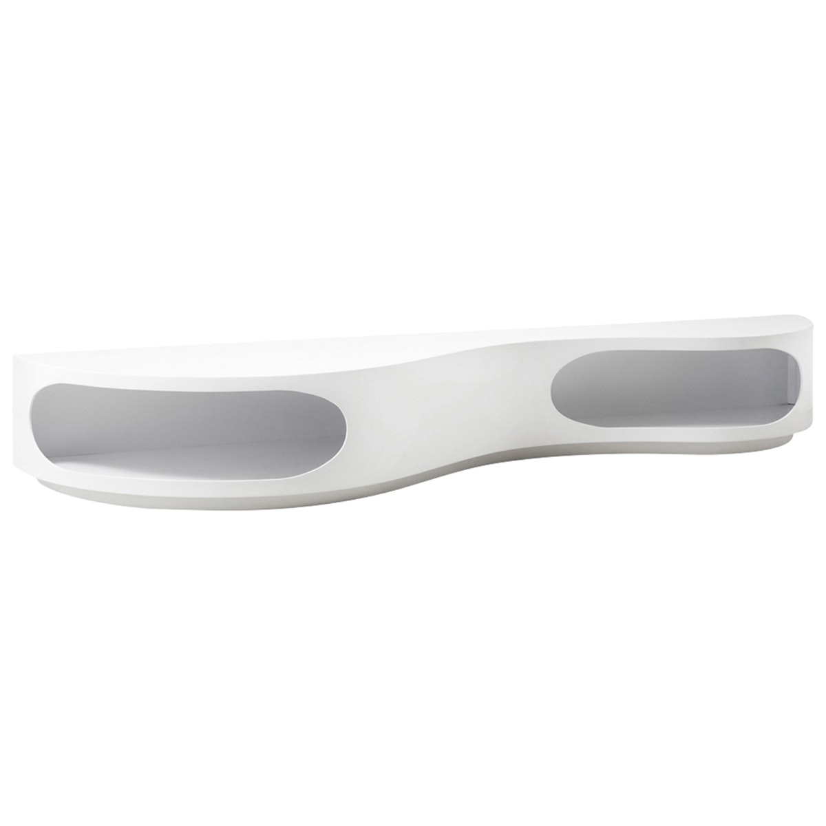 Salesfever Lowboard weiß Tchouc Hochglanz Design Günstig kaufen