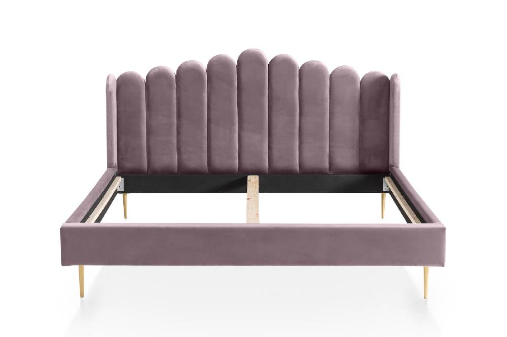 Salesfever Muschelbett aus Samt 180x200 cm Arielle Super Sparpreis